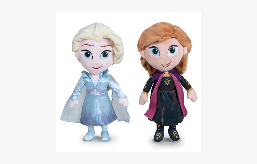 Peluche Elsa & Anna Frozen 2 Disney 30cm - Peluche Anna Frozen, HD Png Download