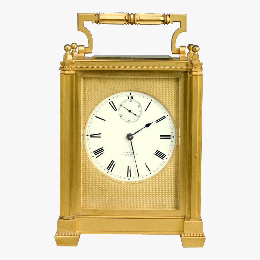 E White No - 古董 手提 时钟 法国 造, HD Png Download