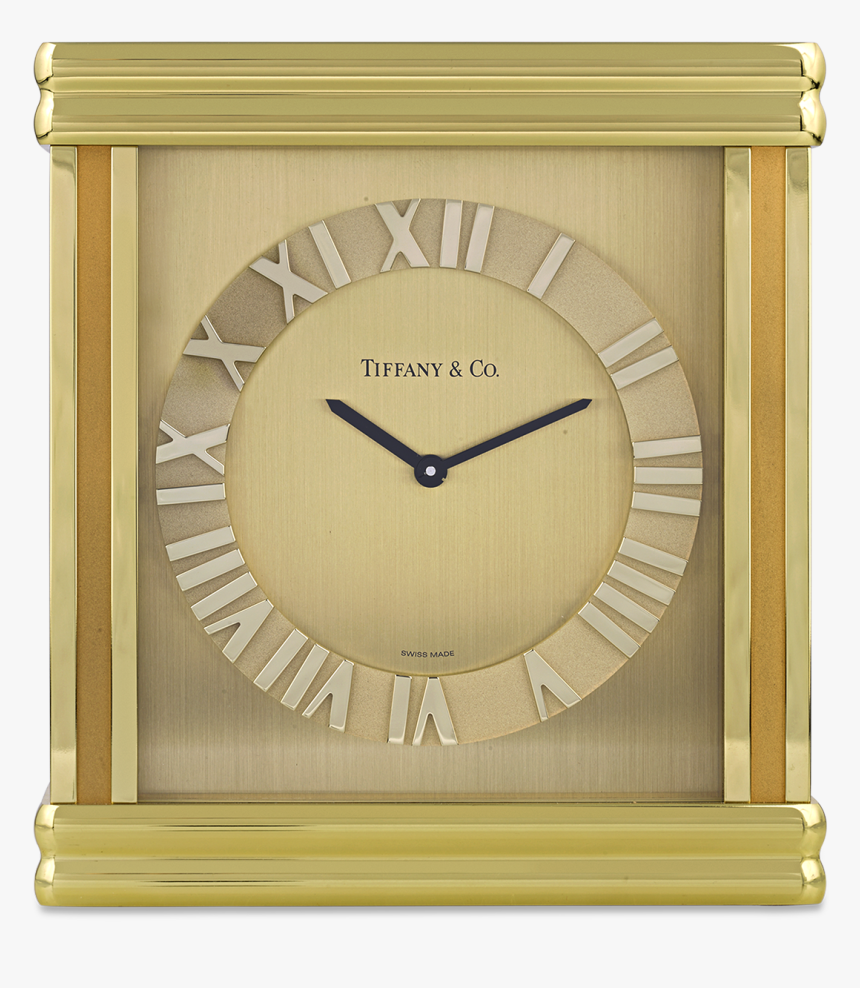 Brass Tiffany & Co - Quartz Clock, HD Png Download