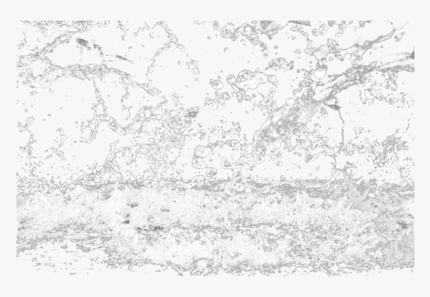 Das Wasser Spritzt Dur - Monochrome, HD Png Download