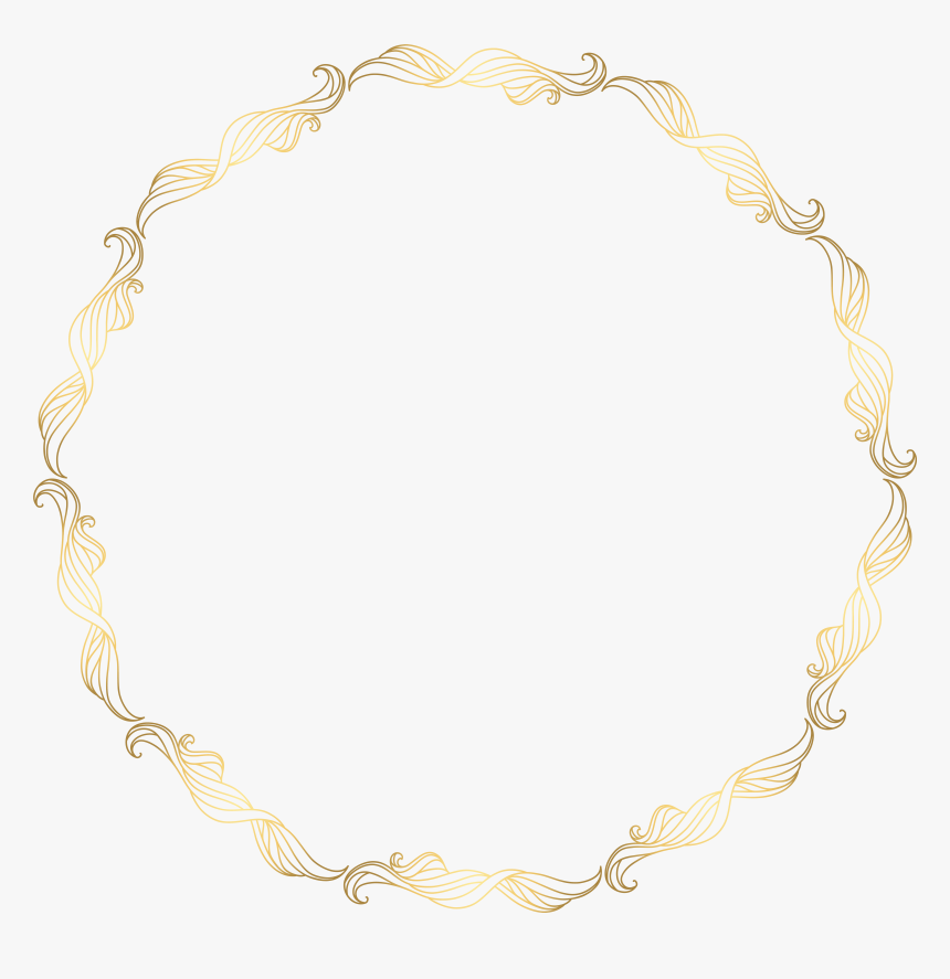 Necklace Clipart Round Gold, HD Png Download