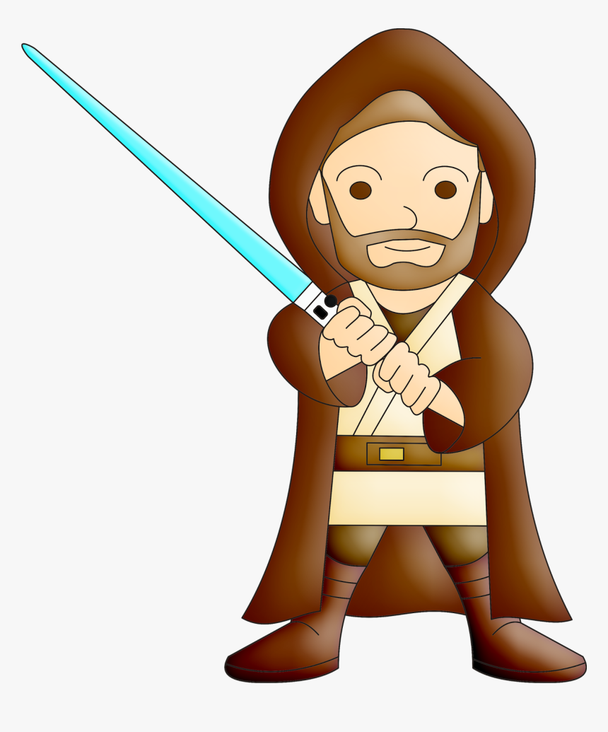 Star Wars Baby Clipart Clip Royalty Free Download Star - Obi Wan Kenobi Clipart, HD Png Download