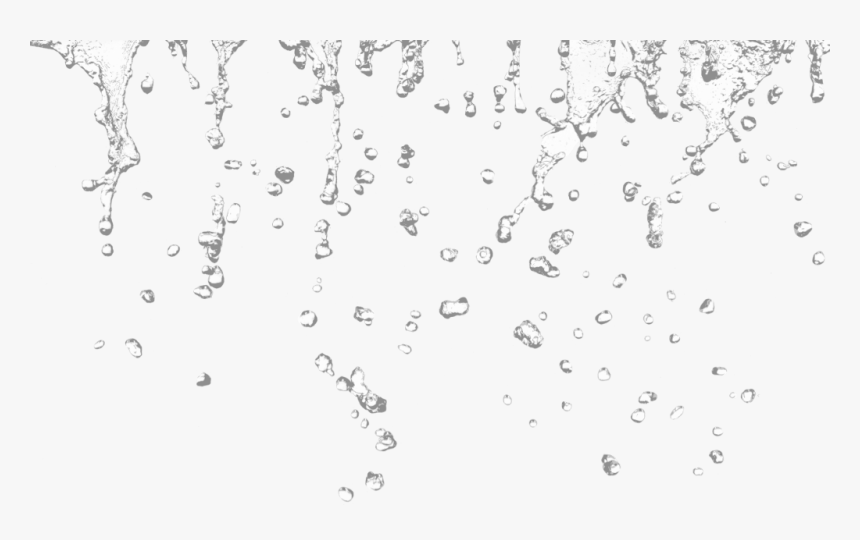 #water #splash #drops #hanging #frame #effects #effect - Handwriting, HD Png Download
