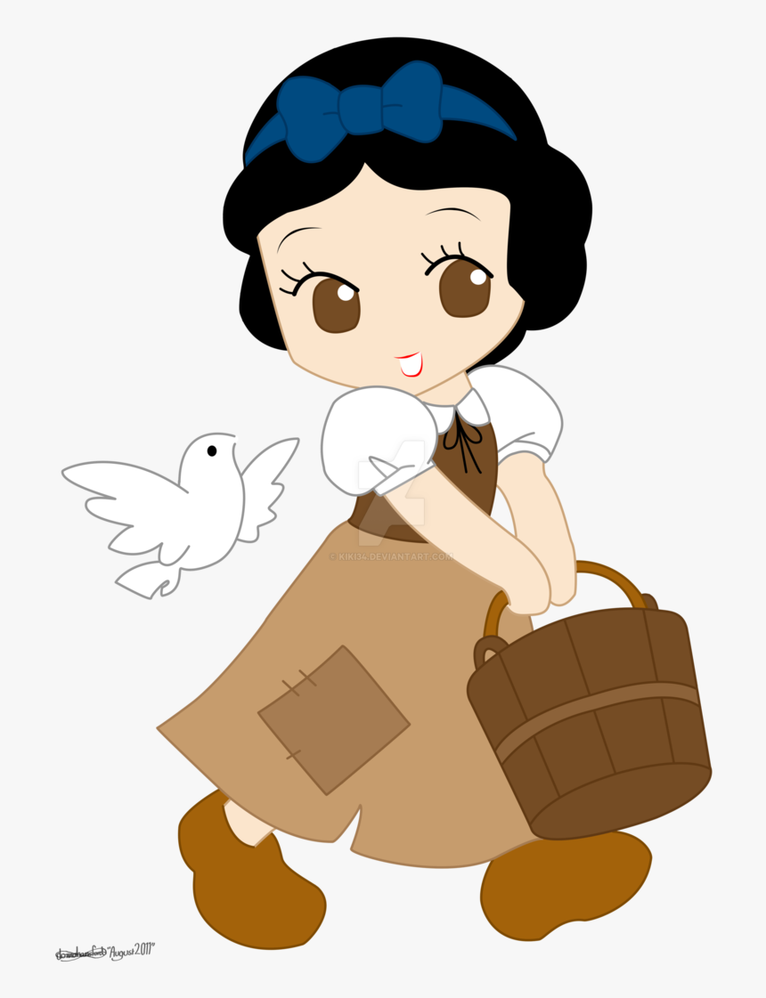 Graphic Stock Disney Snow By Kiki - Chibi Disney Princess Png, Transparent Png
