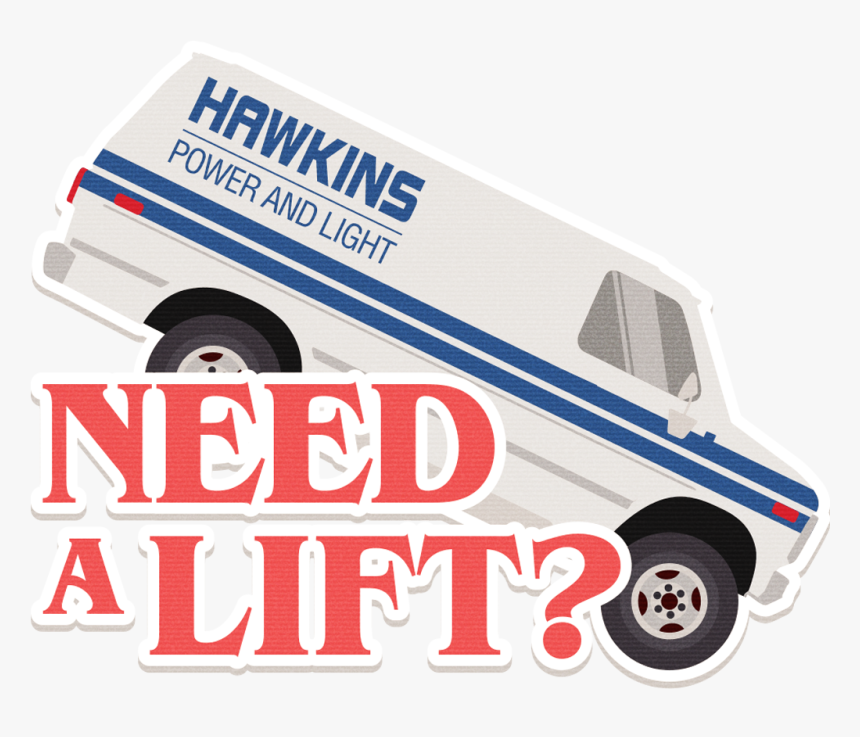 Need A Lift - Stranger Things Stickers Png, Transparent Png