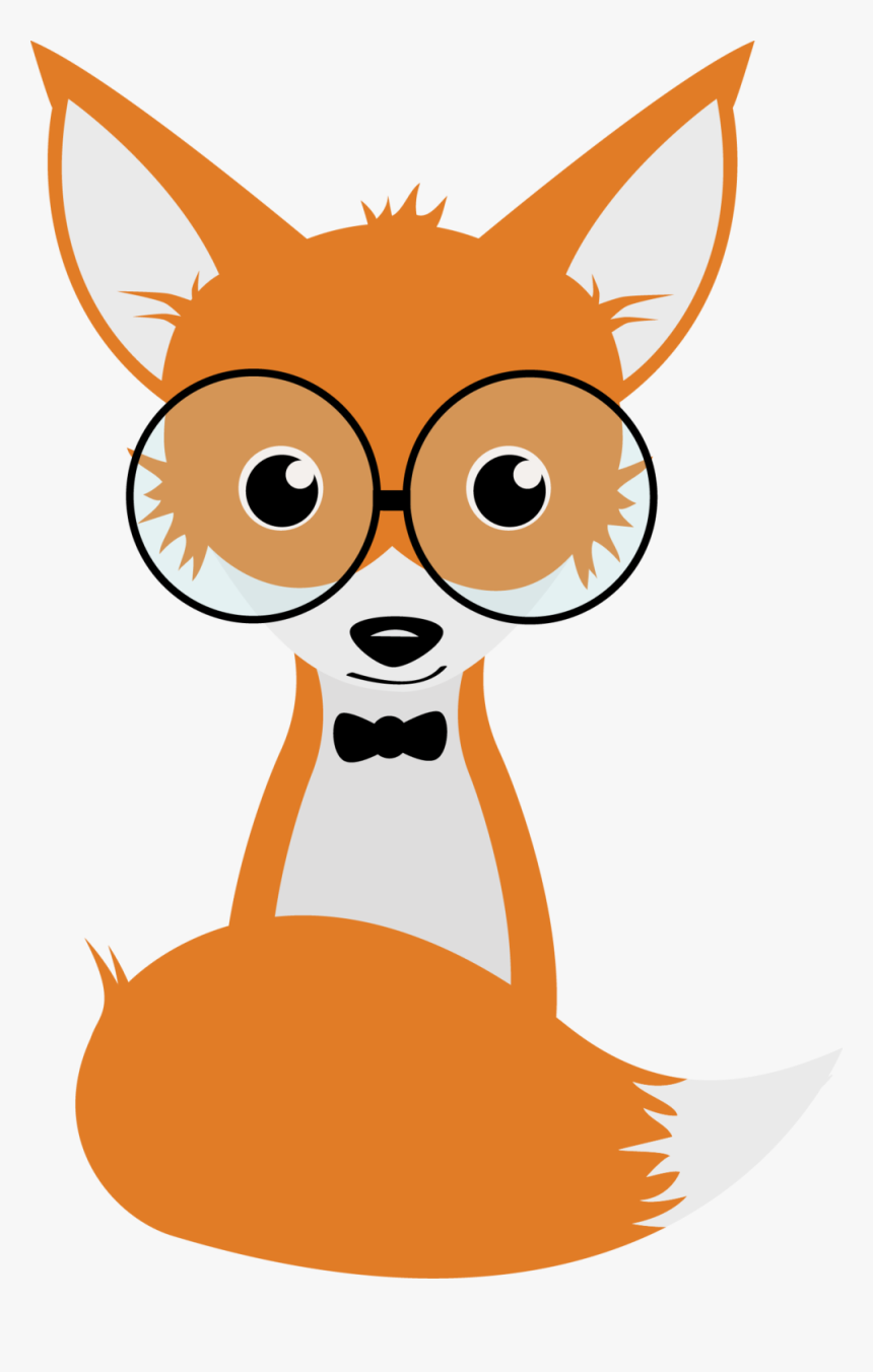 Gyro The Fox - Happy Fox Cartoon, HD Png Download