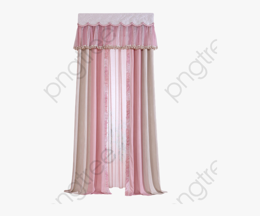 Bedroom Clipart Pink - Curtain, HD Png Download