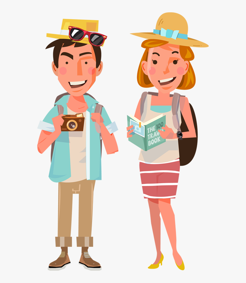 Clipart Wedding Travel - Traveler Free Clipart, HD Png Download