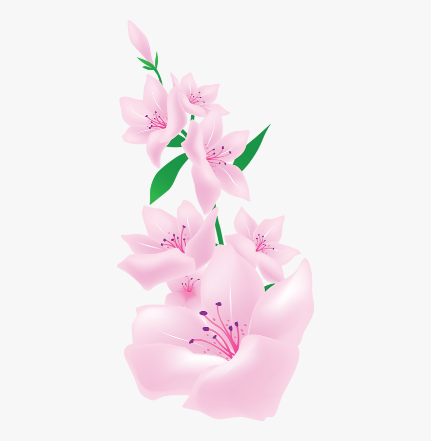 Painted Flower Art, HD Png Download