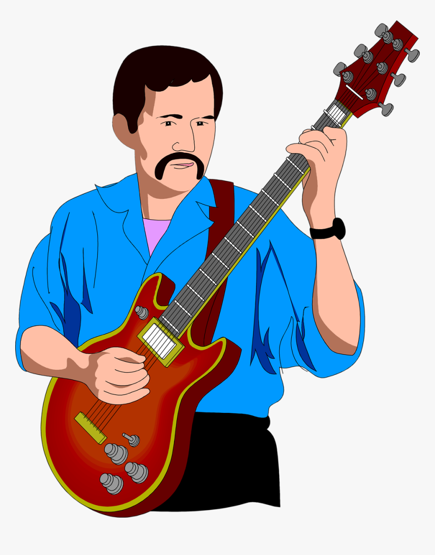 Collection Of Man - Playing Guitar Clipart Png, Transparent Png