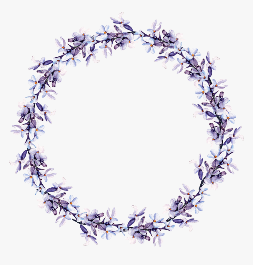Oval Floral Wreath Red Png, Transparent Png