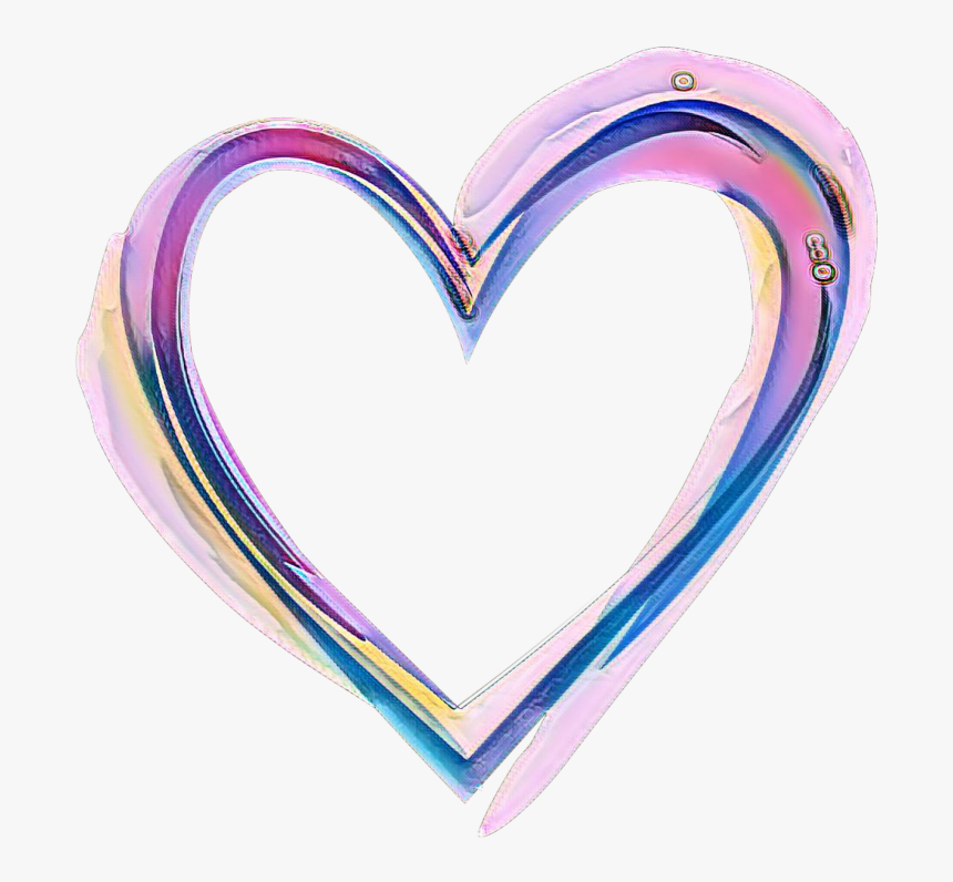 #love #herbst #herb #heart #blue #pastel #shades #happy - Pastel Love Heart Clipart, HD Png Download
