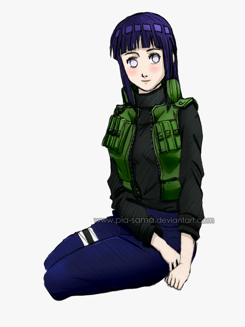 Hinata Drawing Realistic - Hinata Hyuga, HD Png Download