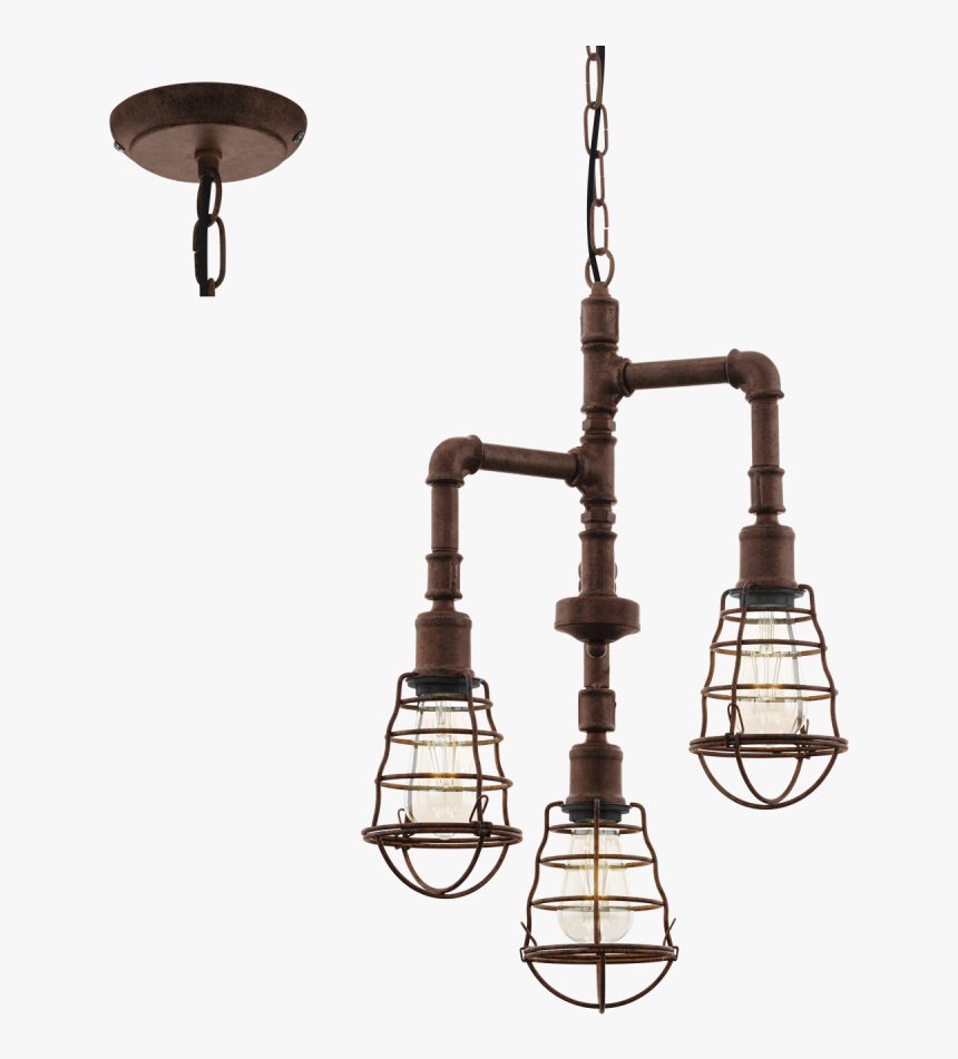 Industrial Pendant Pipe Lights, HD Png Download
