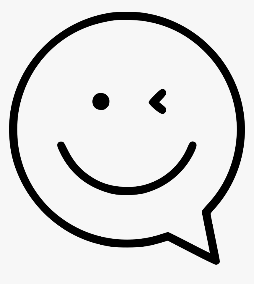 Happy Wink - Scalable Vector Graphics, HD Png Download