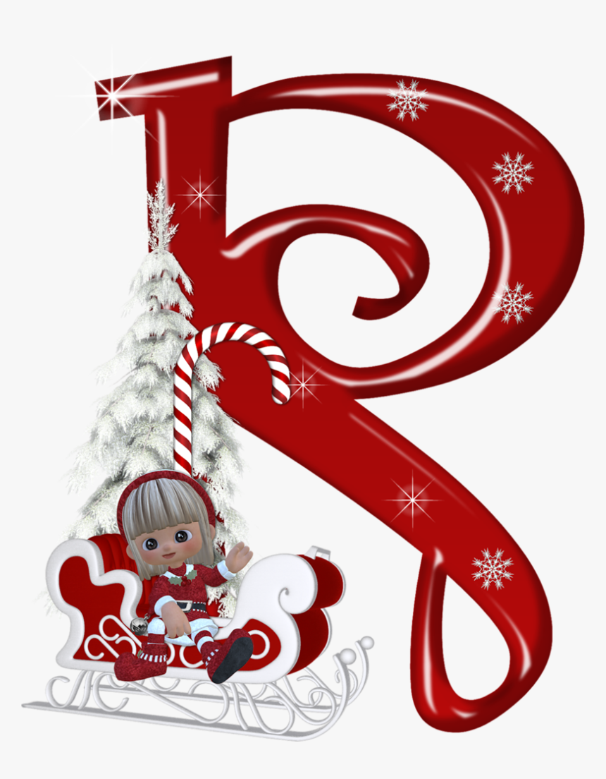 Christmas Paper Alphabets, HD Png Download