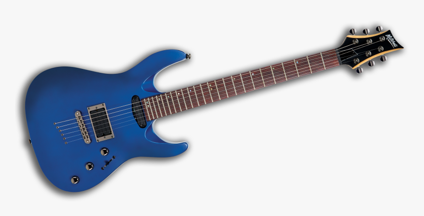 Mitchell Transparent Blue Guitar, HD Png Download