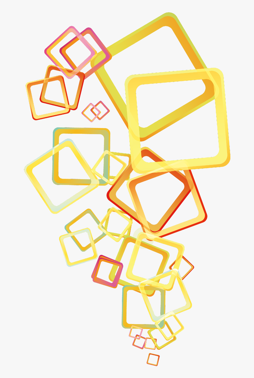 #ftestickers #frame #collage #overlay #abstract #colorful - Portable Network Graphics, HD Png Download