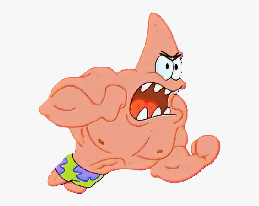 #sticker #freetoeditremix #freetouse #spongebob #spongebobsquarepants - Патрик Из Спанч Боба, HD Png Download