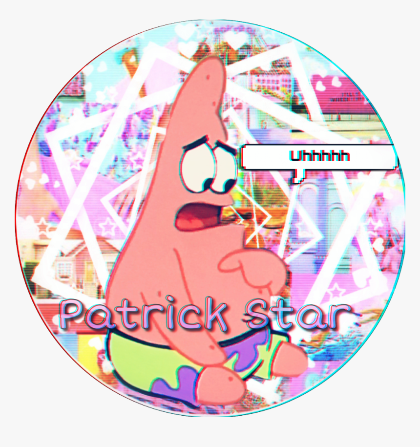 #patrickstar #spongebob #freetoedit - Circle, HD Png Download