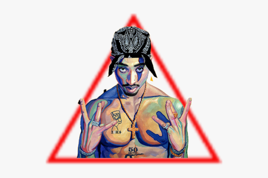 #tupac #2pac #red - Pin On Dope Art, HD Png Download