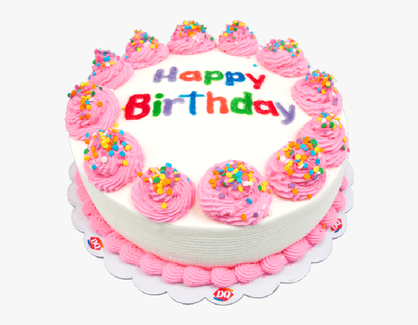 Dairy Queen Birthday Cake To Manila - Happy Birthday Cake Png, Transparent Png