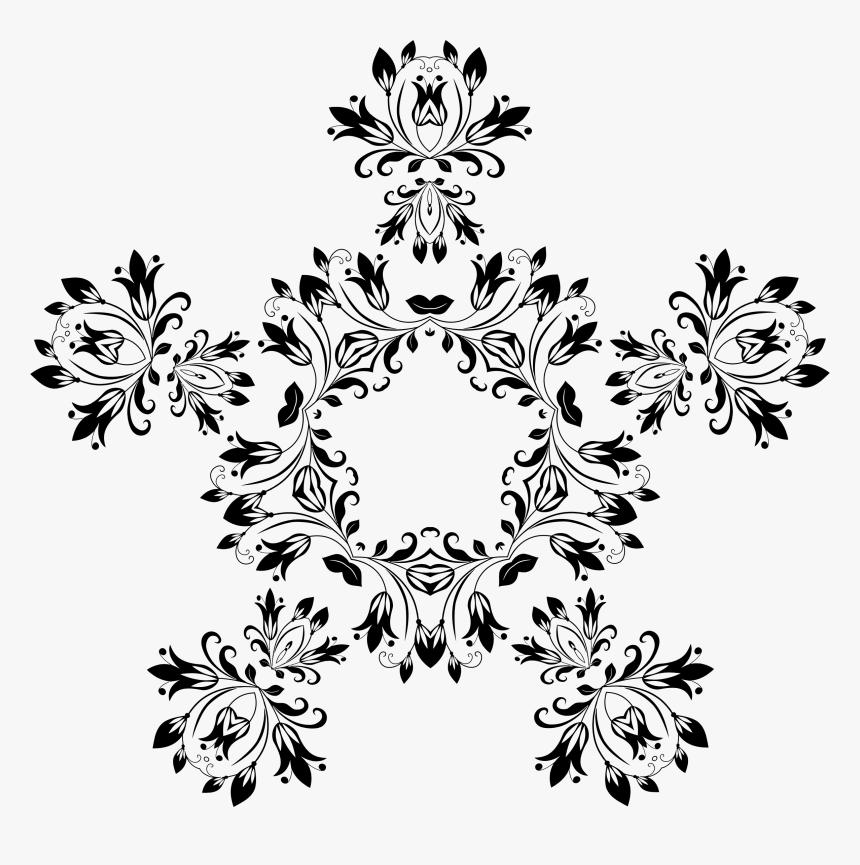 Flourishing Floral Design 19 Clip Arts, HD Png Download