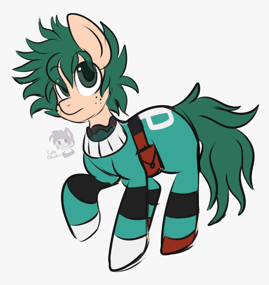 Cutiepatootiee, Crossover, Deku S Hero Costume, Izuku - My Hero Academia Mlp, HD Png Download
