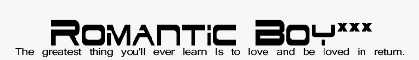Hd Png Text For Boys, Transparent Png