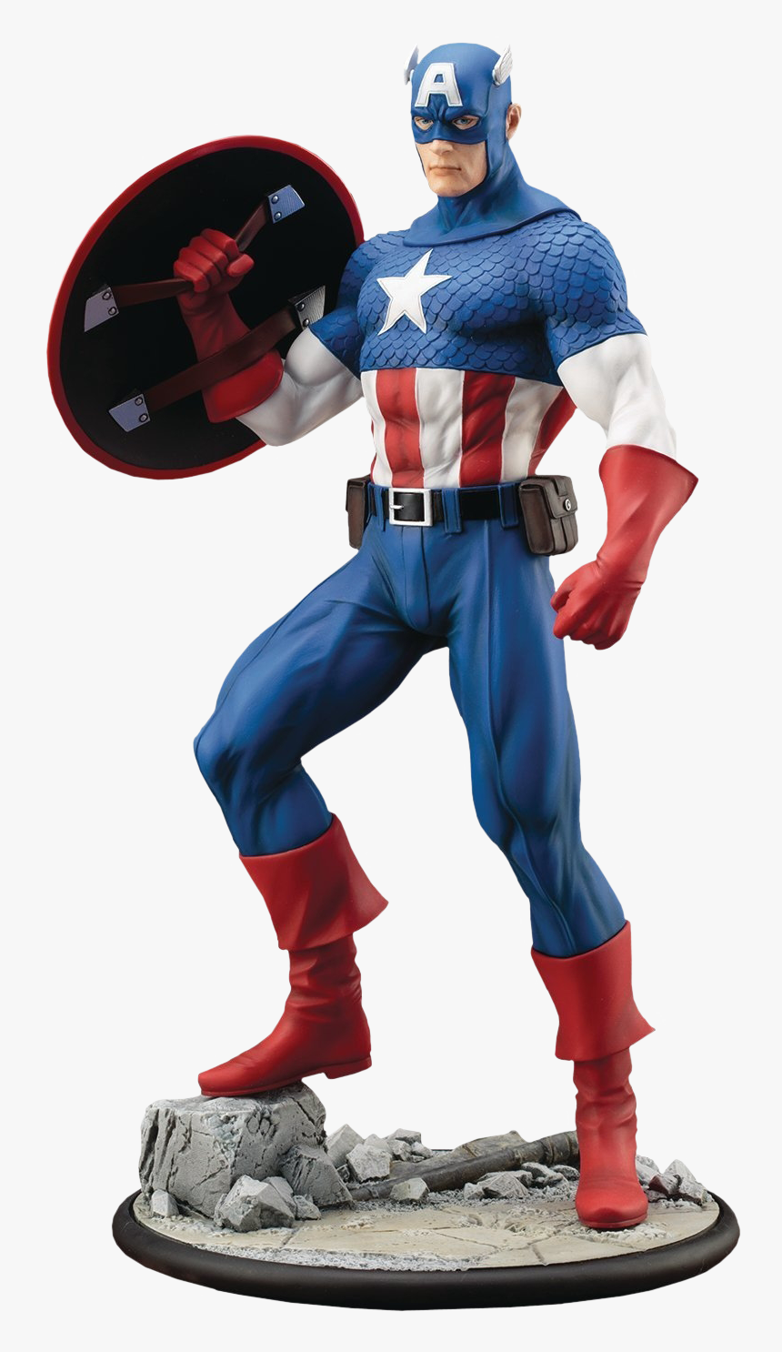 Captain America Modern Mythology 1/6th Scale Artfx - Captain America Modern Comics, HD Png Download