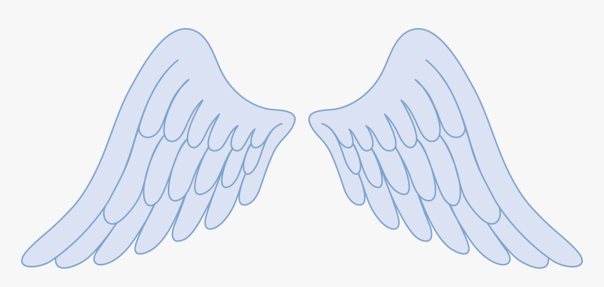 Pastel Blue Angel Wings - Clip Art, HD Png Download