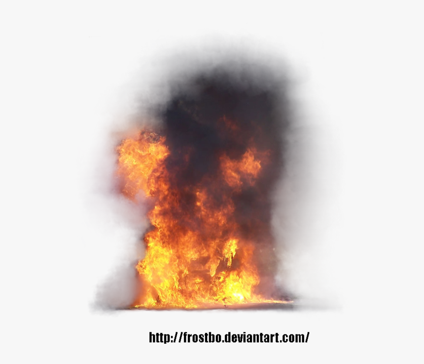 Debris Fire Png - Transparent Fire With Smoke, Png Download