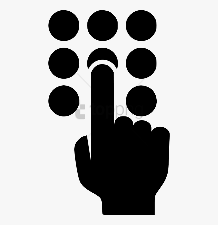 Telephone Png Svg Dialing Dialpad Hand Finger - Phone Dial Pad Icon, Transparent Png