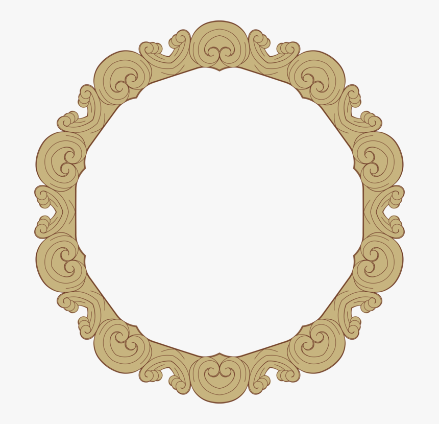 Picture Frame,oval,circle - Circle, HD Png Download