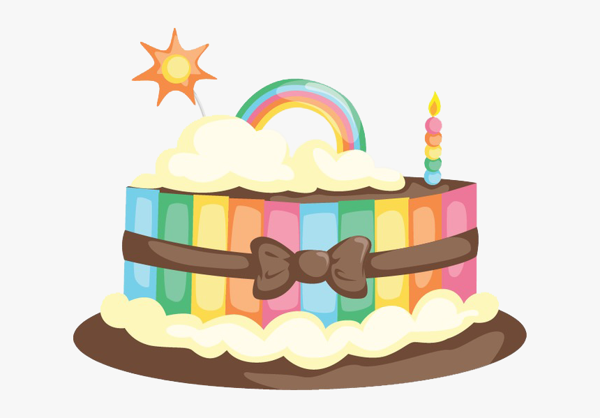 Happy Birthday Cake Png, Transparent Png