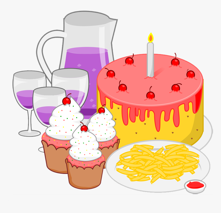 Party Food Clipart, HD Png Download