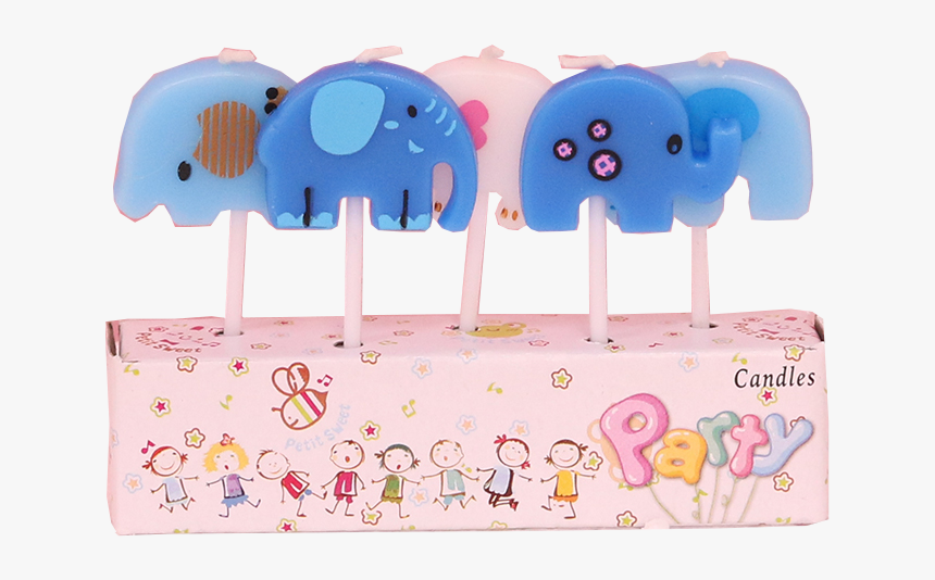 生日布置 无烟蛋糕蜡烛插牌 创意 多款卡通造型蜡烛 生日装饰用品 - Animal Figure, HD Png Download
