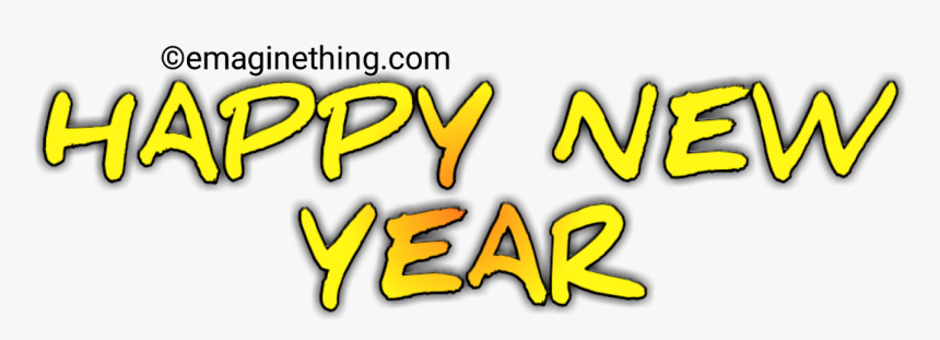 Happy New Year Text Png 2019-whatsapp Sticker,download - Happy New Year Text Png, Transparent Png