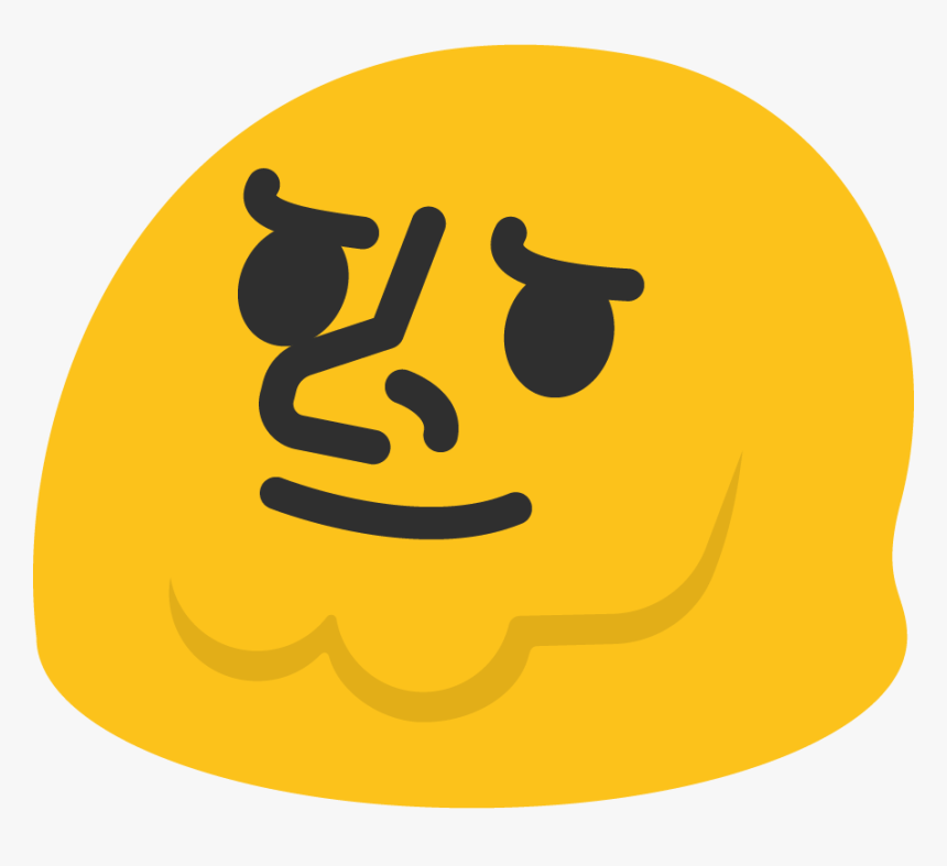 Glare Emoji Blob, HD Png Download