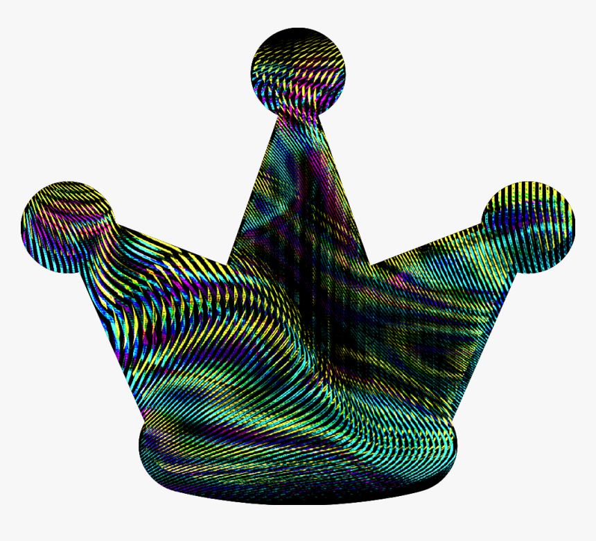 ##crown #halo #glitch #glitchmood #glitched #glitcheffect - Dog Catches Something, HD Png Download