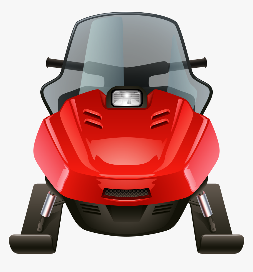 Mowing Clipart Transparent Background - Snowmobile Png, Png Download
