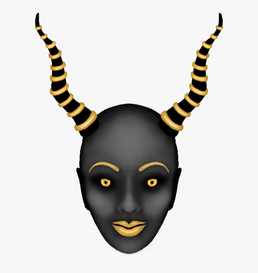 #demon #devil #monster #mask #freetoedit - Mask, HD Png Download