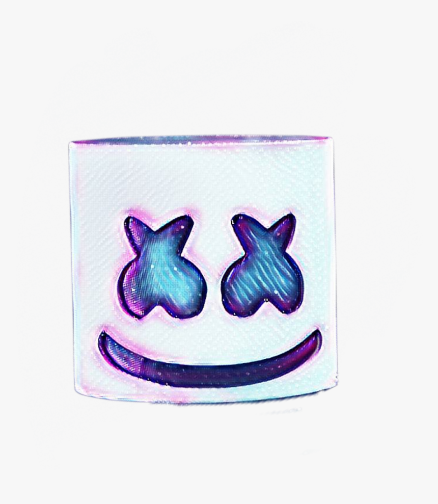 #mask #sticker #marshmello #galaxy, HD Png Download