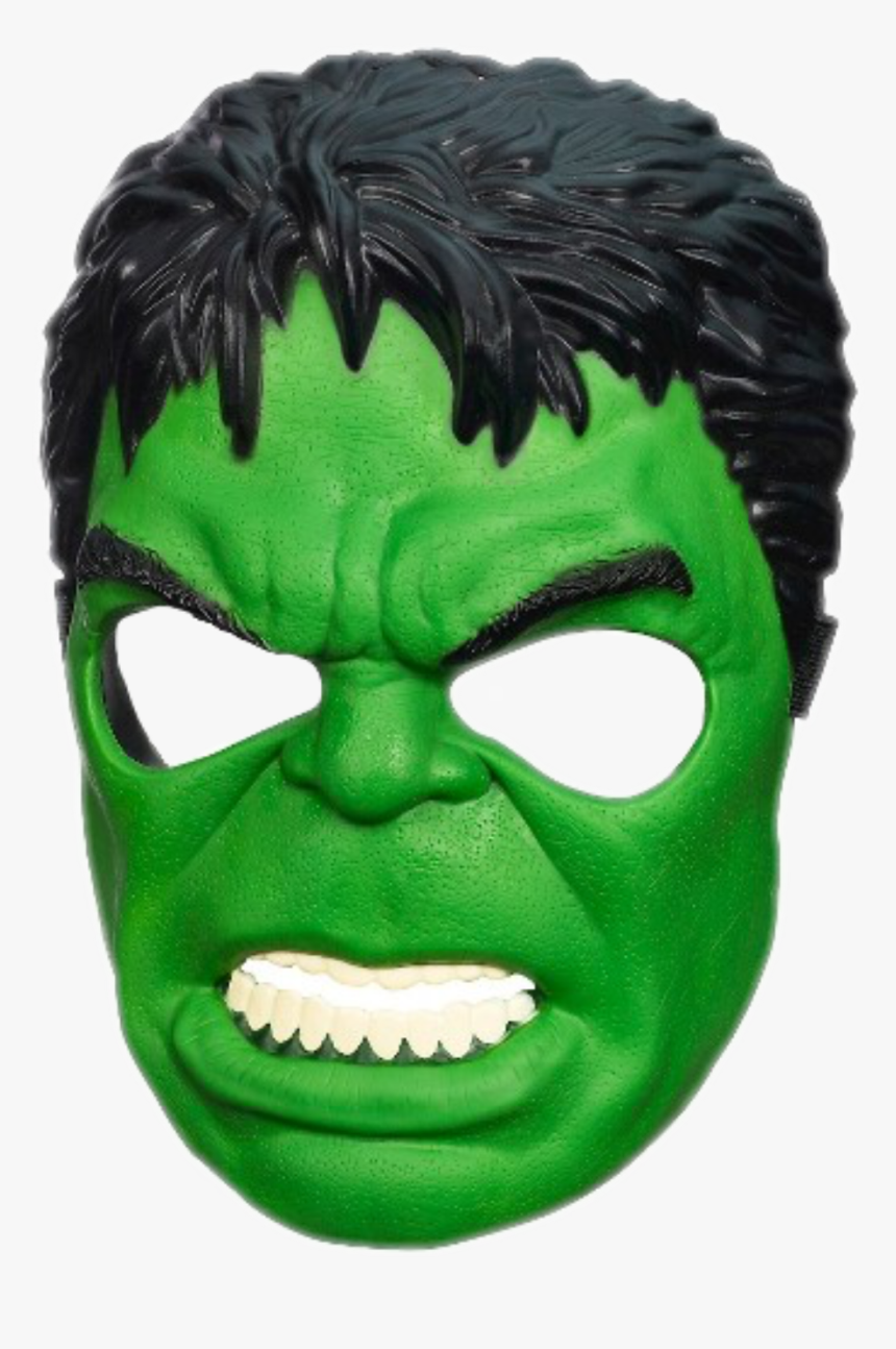 #hulk #mask #freetoedit - Hulk Costume Incredible Hulk Mask Made Out, HD Png Download