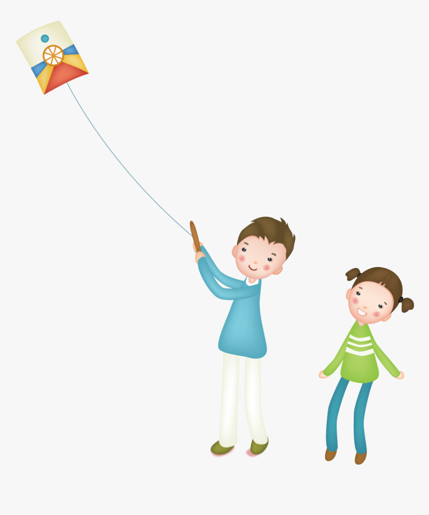 Vector Women Flying - Flying Kites Men Png, Transparent Png