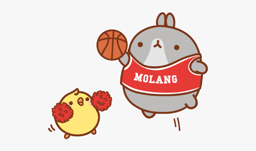 #molang #kawaii #basketball - Molang Sport, HD Png Download