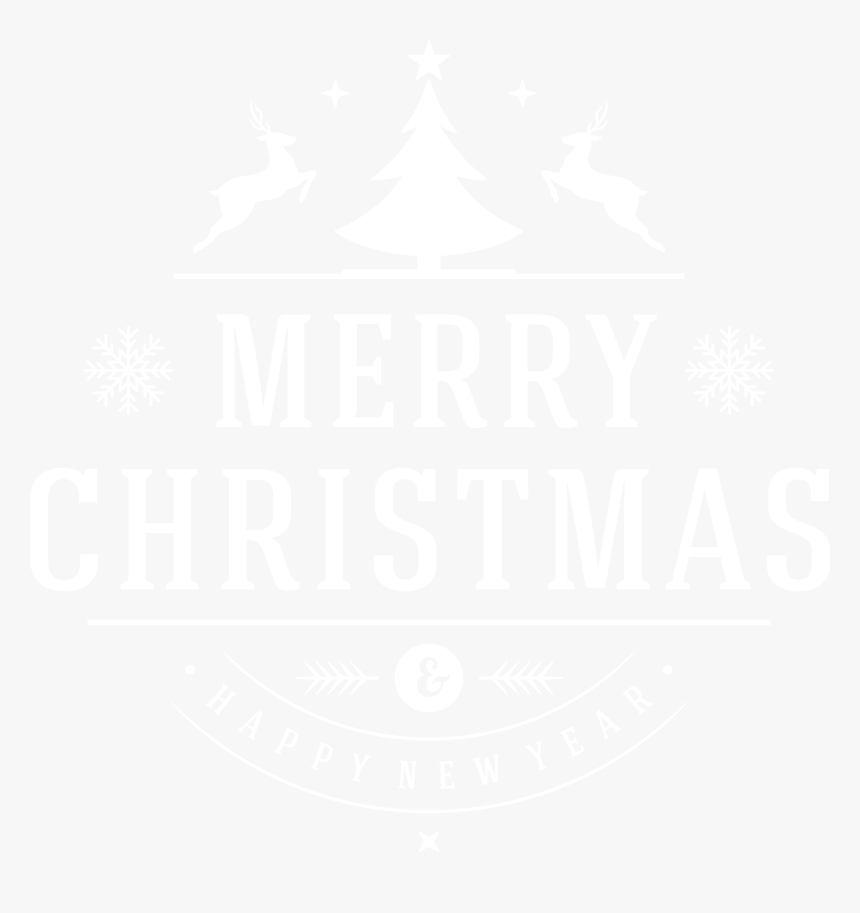 Merry Christmas White Png, Transparent Png