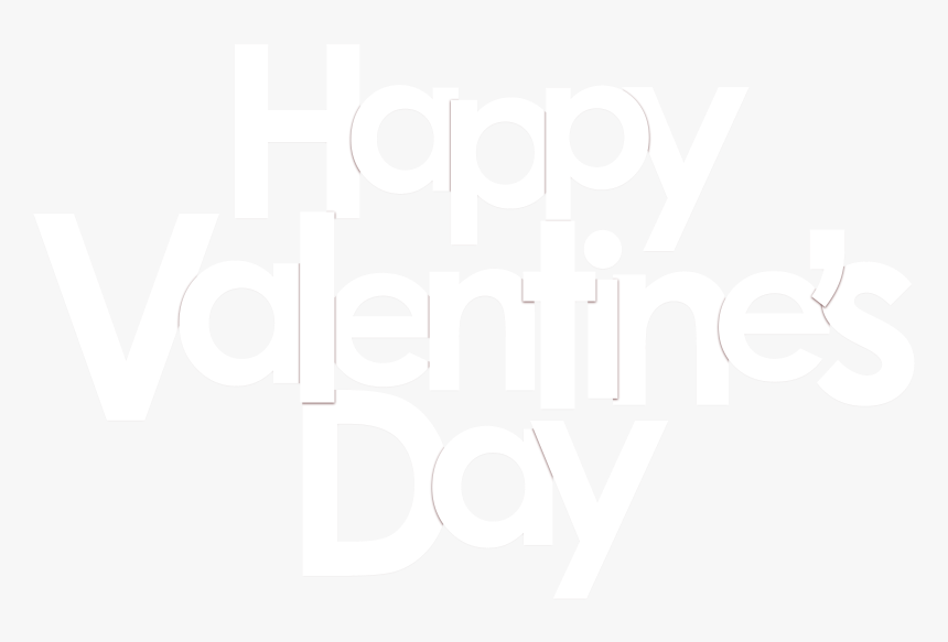 Valentine S Day Text - Happy Valentines Day Png Text, Transparent Png