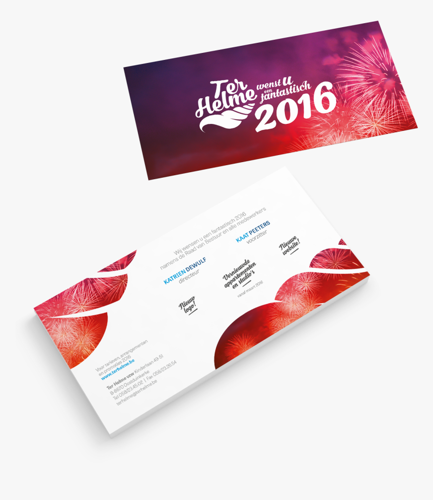 Business Cards Mockup Png - Flyer, Transparent Png