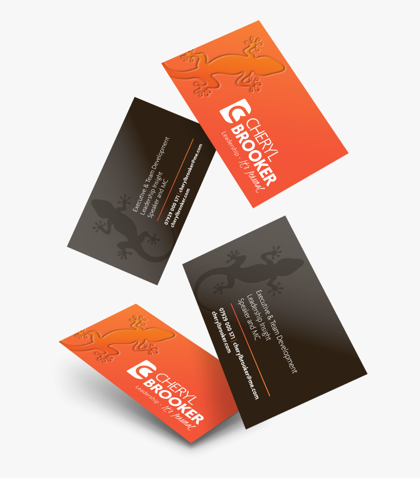 Cheryl Brooker Business Cards Visual - Graphic Design, HD Png Download